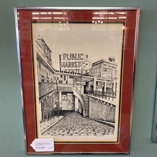 DON MORROW Signed PIKE PLACE MARKET Illustration ART