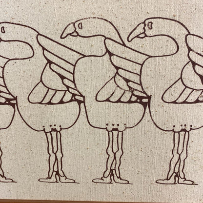 Stylized Flock of Birds Art