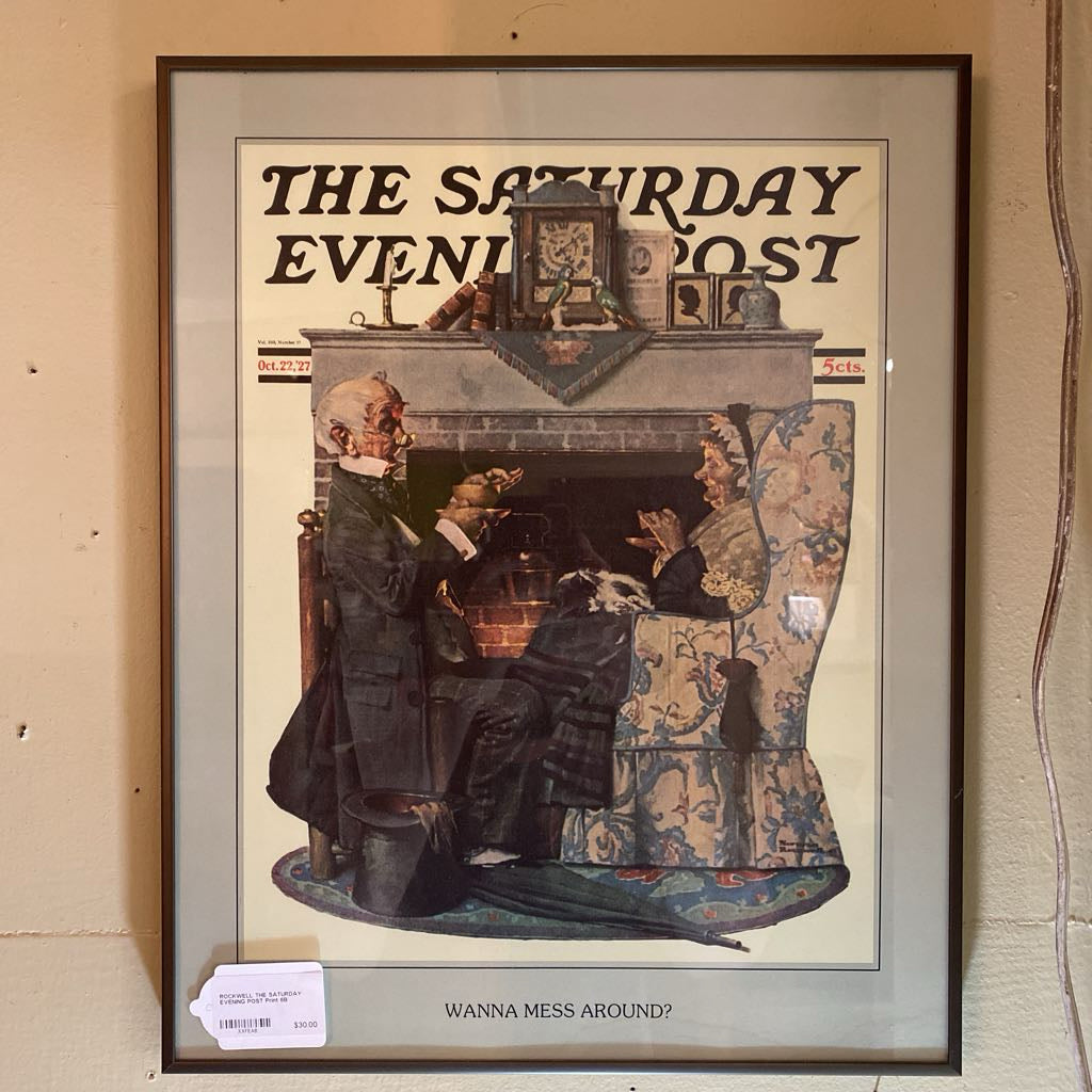 ROCKWELL THE SATURDAY EVENING POST Print ART