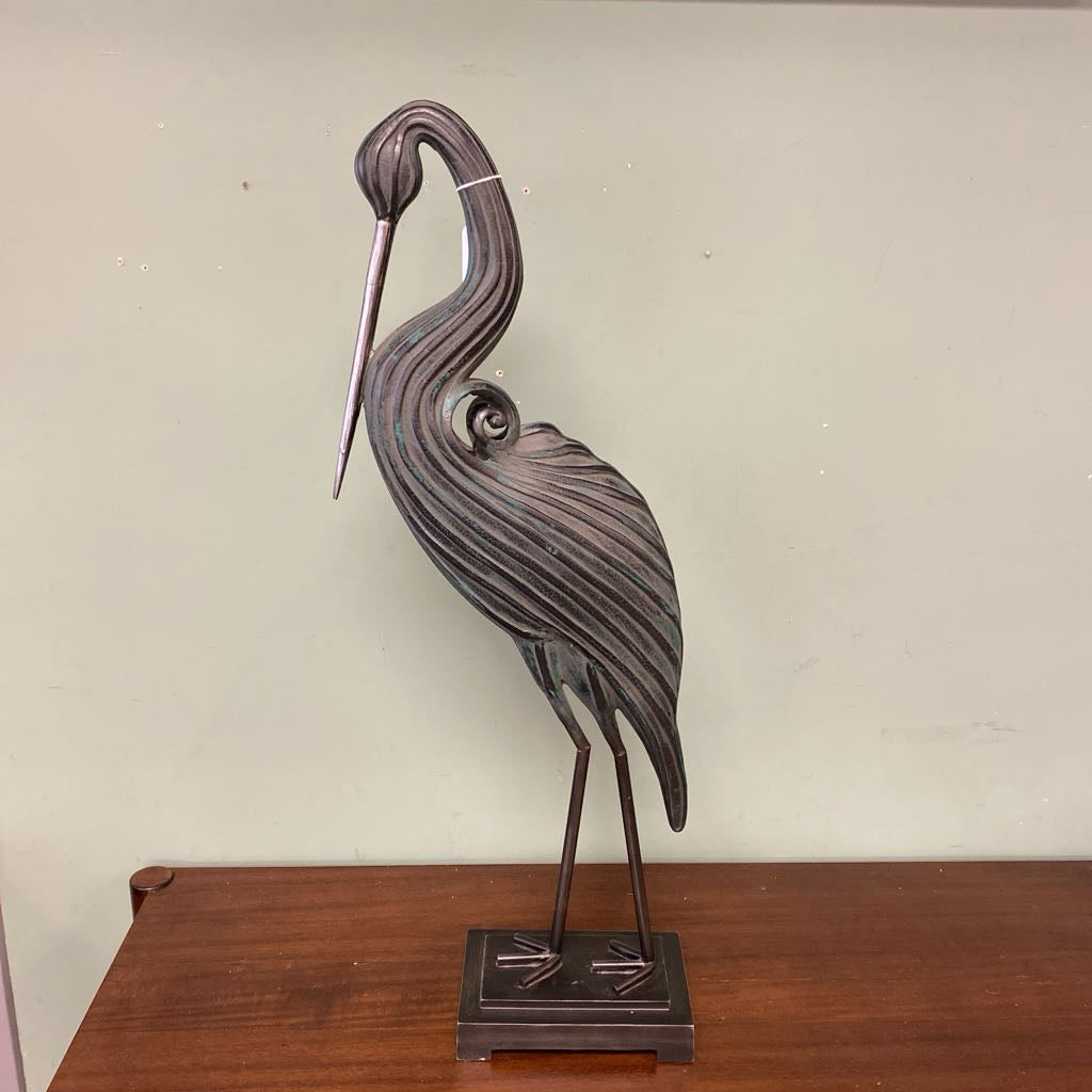 UTTERMOST Blue-Green Heron Sculpture