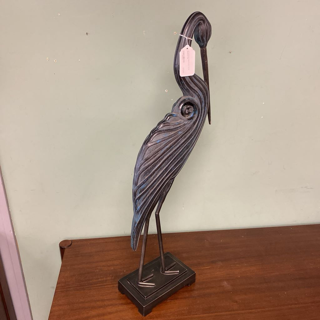 UTTERMOST Blue-Green Heron Sculpture