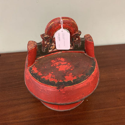 Antique Chinese Wedding Box w/Latch