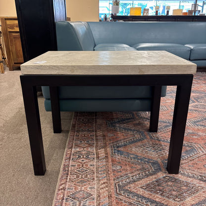 Stone Top Side Table