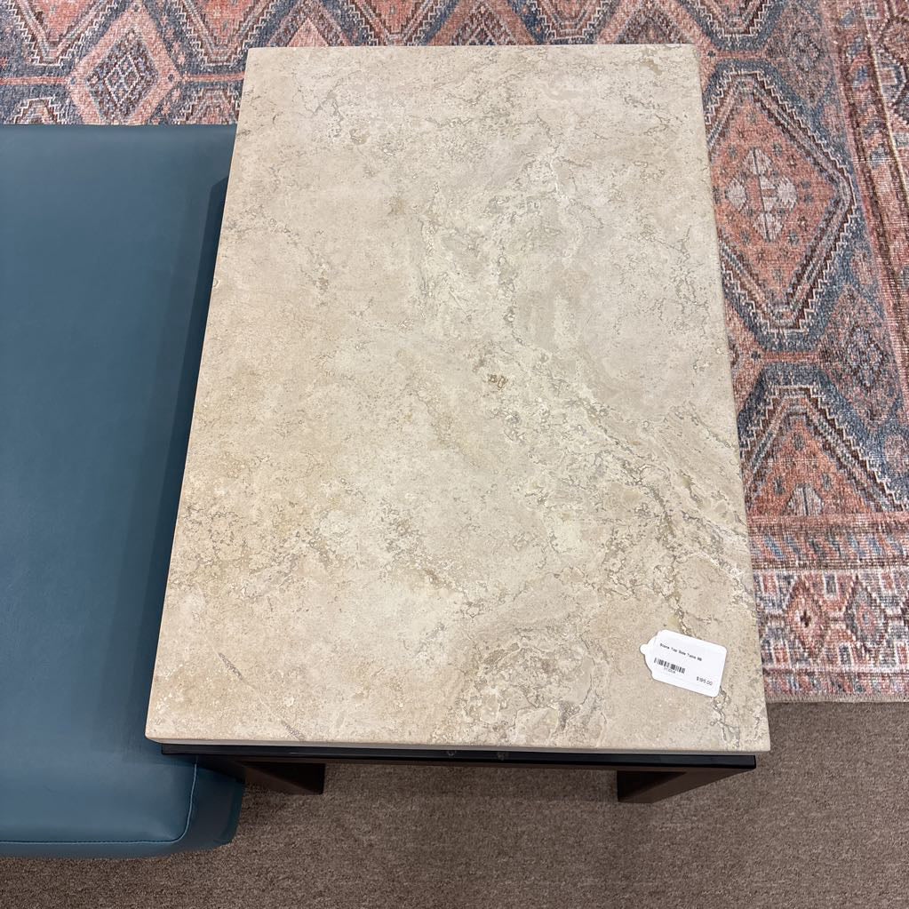 Stone Top Side Table