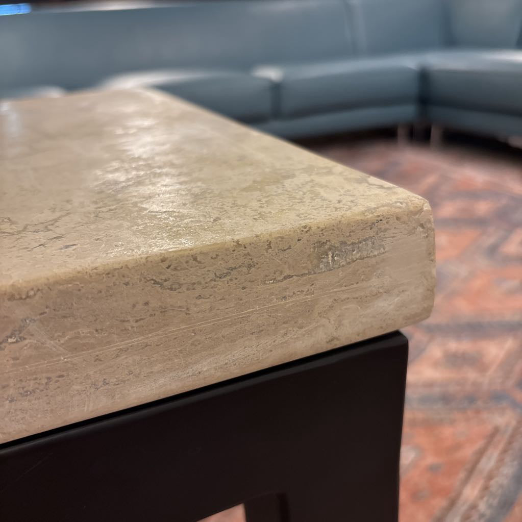 Stone Top Side Table