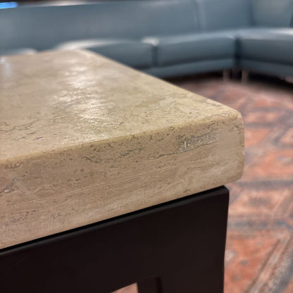 Stone Top Side Table