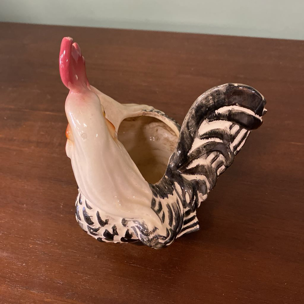 Vintage Roosters Planter (AS IS)