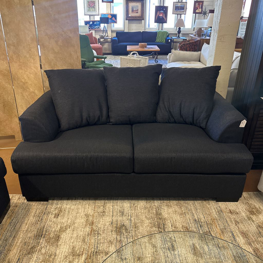 Navy Blue Loveseat
