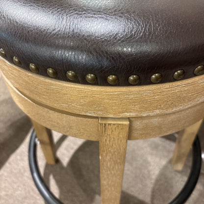Leather Seat Swivel Counter Chair U ACCENT CHAIRS