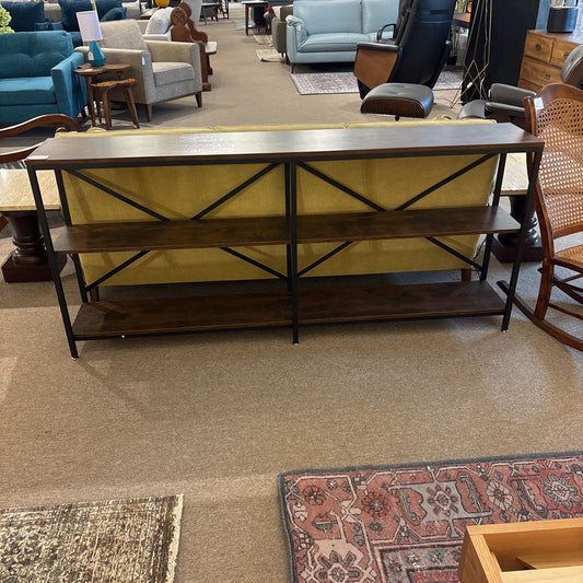 Industrial Style Console Shelf