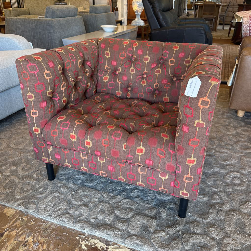Dania Funky Pattern Club Chair