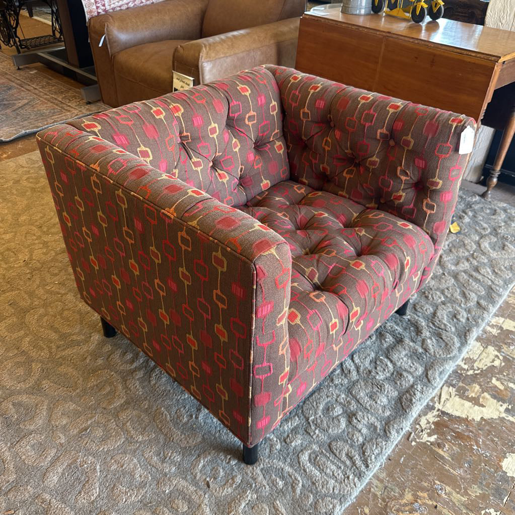 Dania Funky Pattern Club Chair