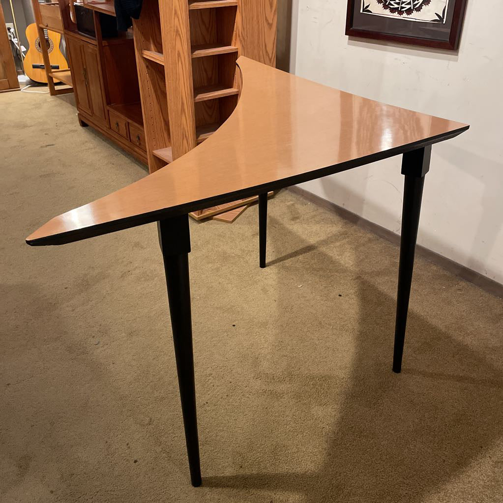 Triangular with Curved Side Corner Table C SIDE TABLES