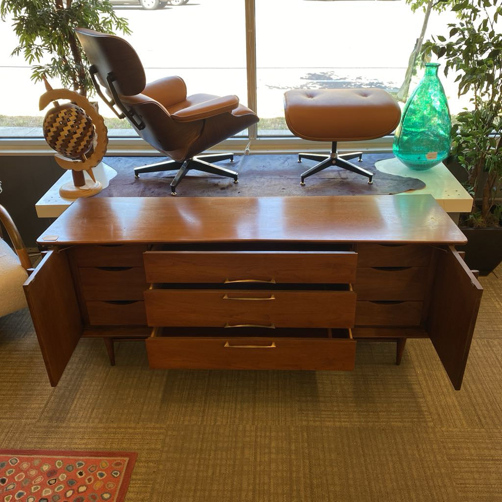 Mid Century Modern Walnut Credenza