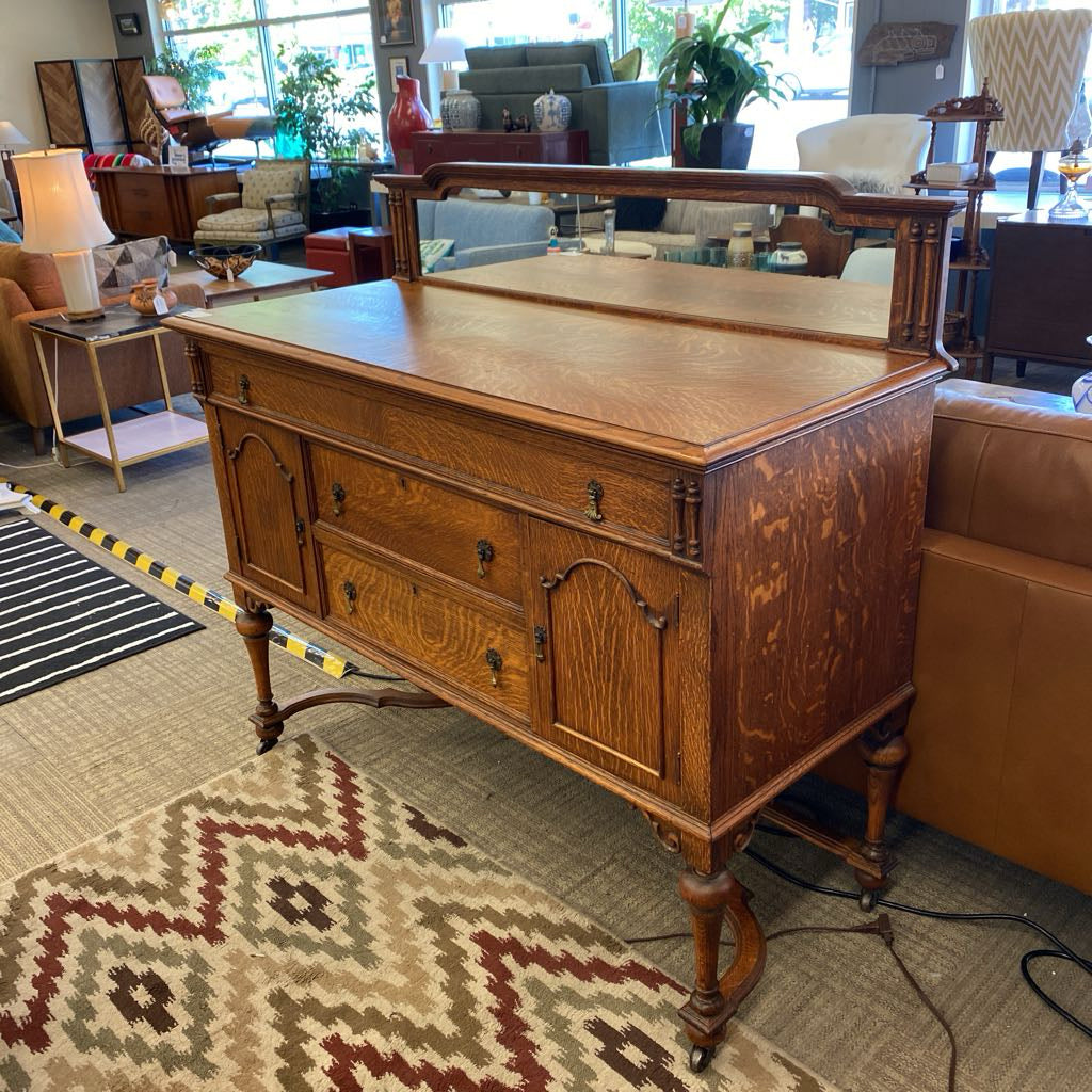 Antique Quartersawn Oak Buffet