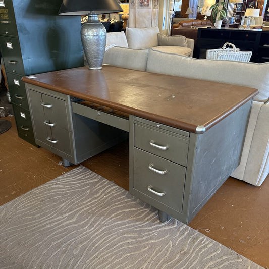 Vintage Shaw Walker Desk w/ Type Writer Lift