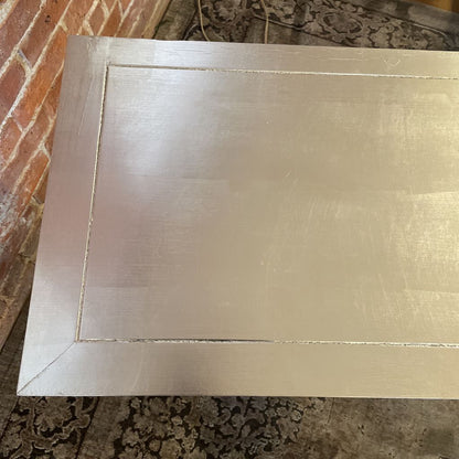 Silver Leaf 3 Drawer Entry Table