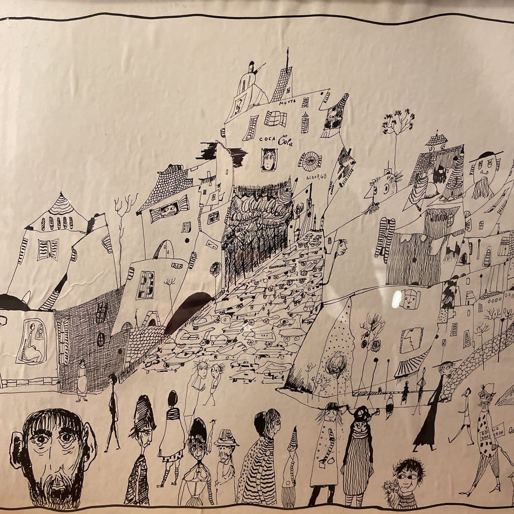 "Stad" Litho by Laszlo Bornemisza Art