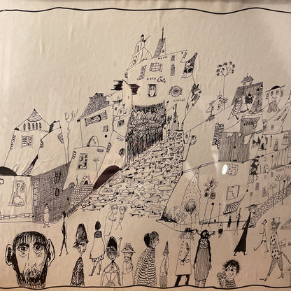"Stad" Litho by Laszlo Bornemisza Art