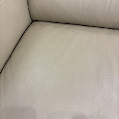 Beige Leather Sofa U SOFAS