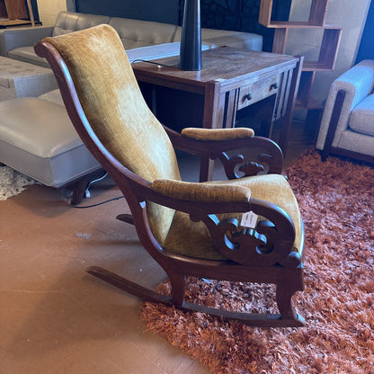 Golden Velvet Thomas Day Rocking Chair