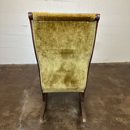 Golden Velvet Thomas Day Rocking Chair U ACCENT CHAIRS