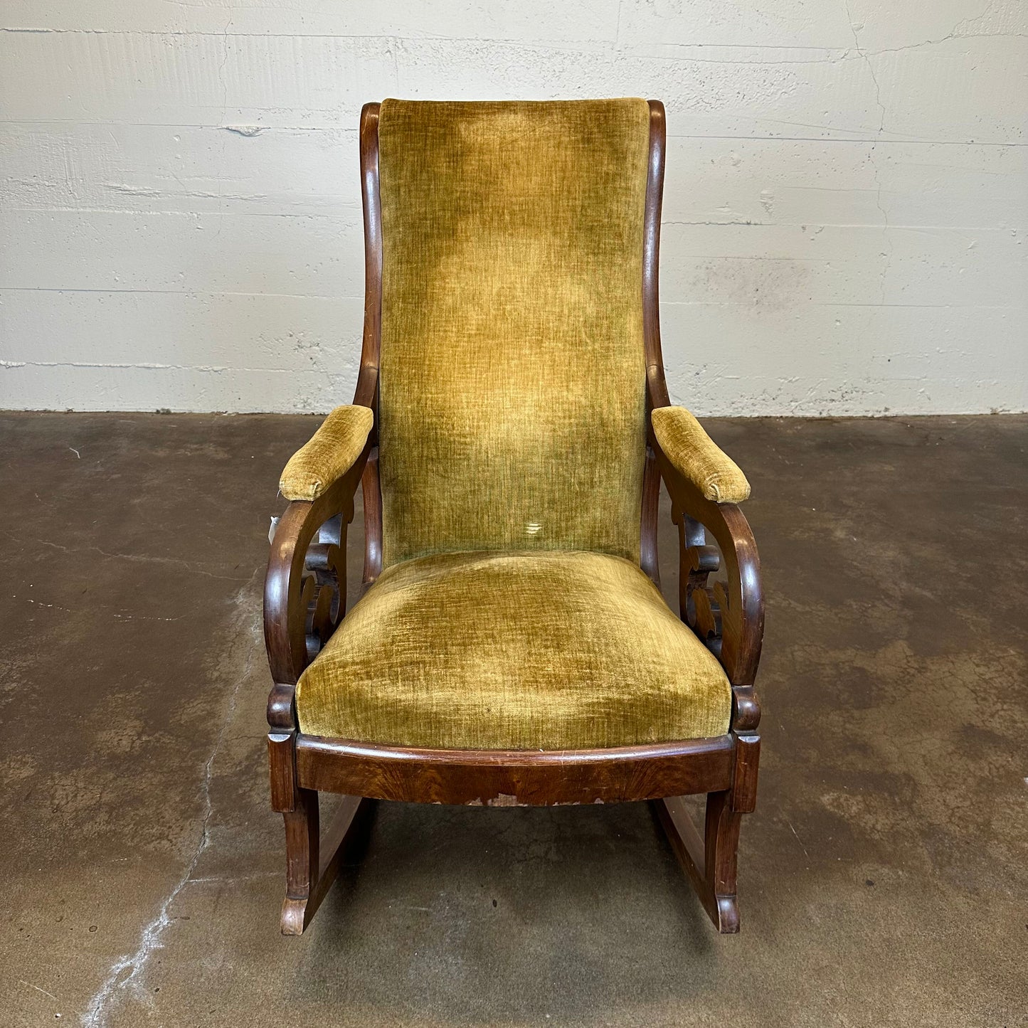 Golden Velvet Thomas Day Rocking Chair U ACCENT CHAIRS
