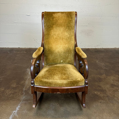 Golden Velvet Thomas Day Rocking Chair U ACCENT CHAIRS