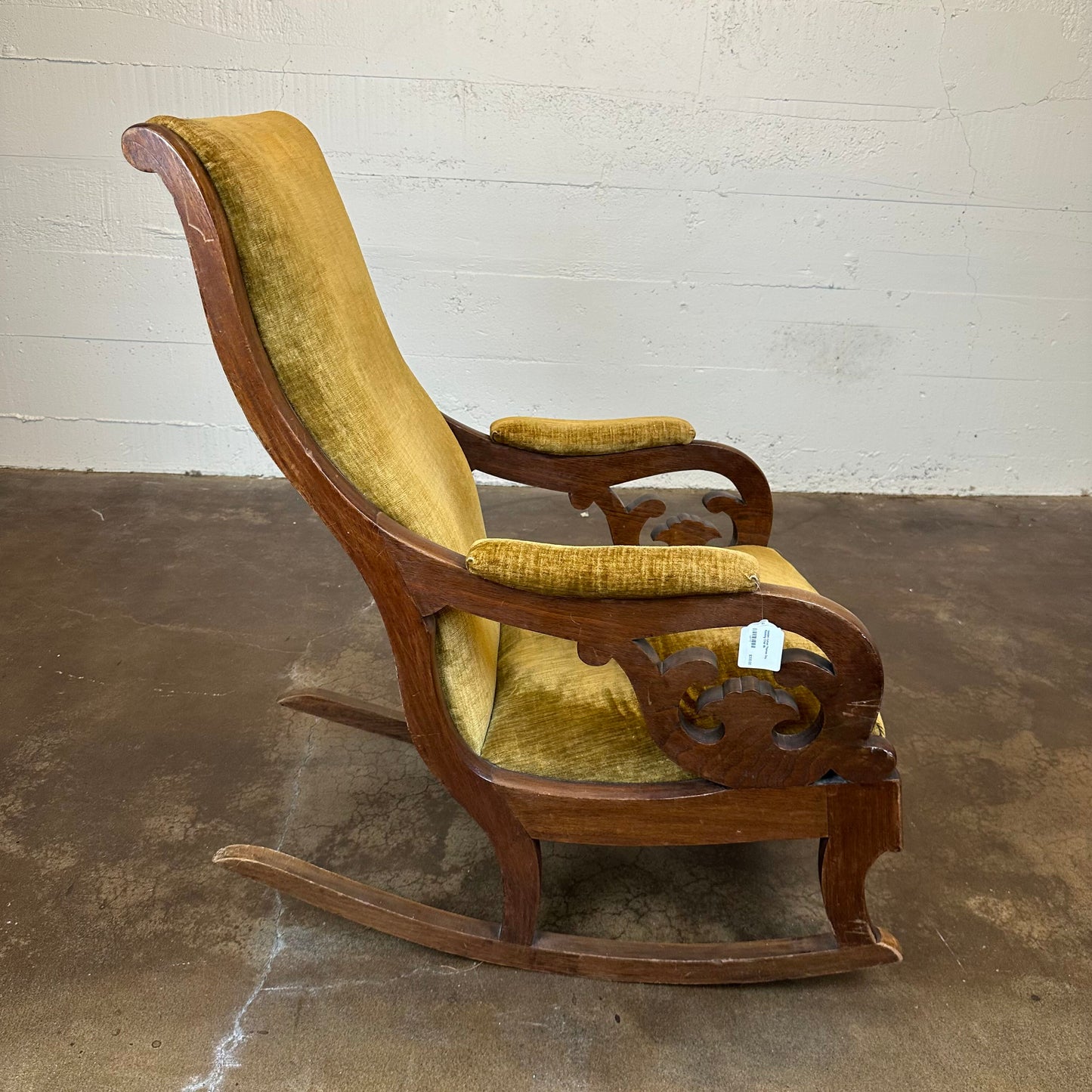 Golden Velvet Thomas Day Rocking Chair U ACCENT CHAIRS