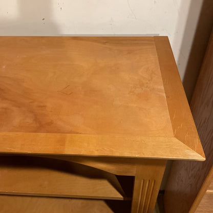 Natural Narrow Bookshelf