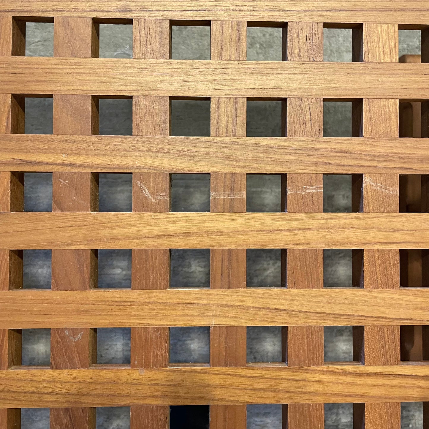 Teak Lattice Top Coffee Table