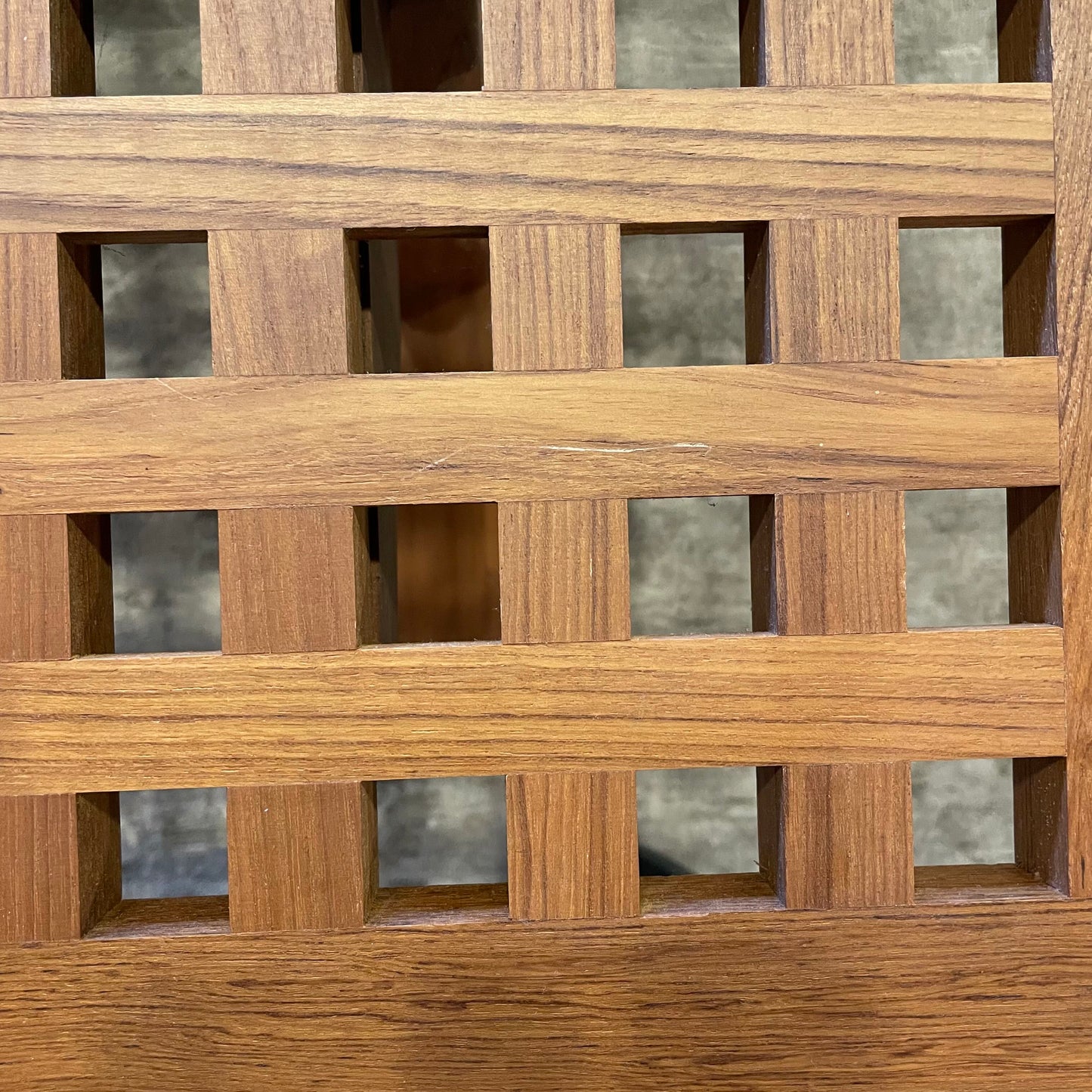 Teak Lattice Top Coffee Table