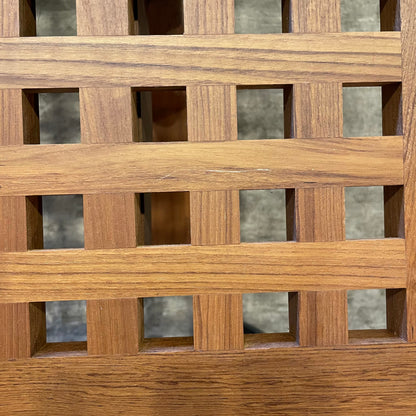 Teak Lattice Top Coffee Table