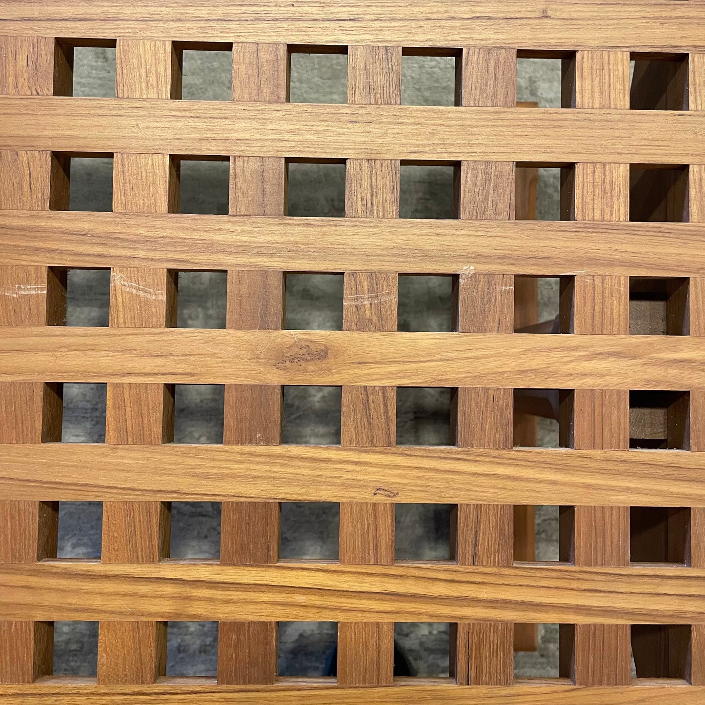Teak Lattice Top Coffee Table