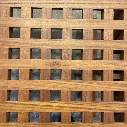Teak Lattice Top Coffee Table