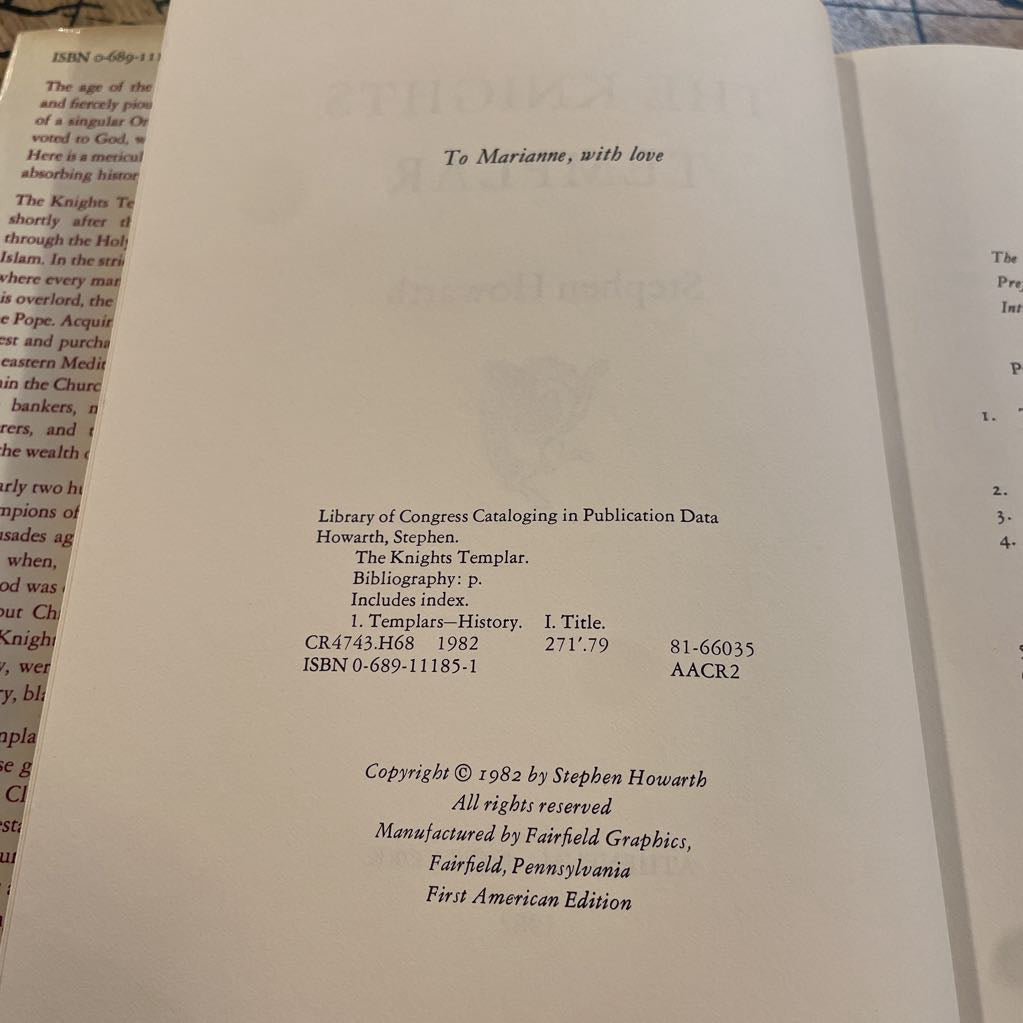 The Knights Templar Book SMALLS