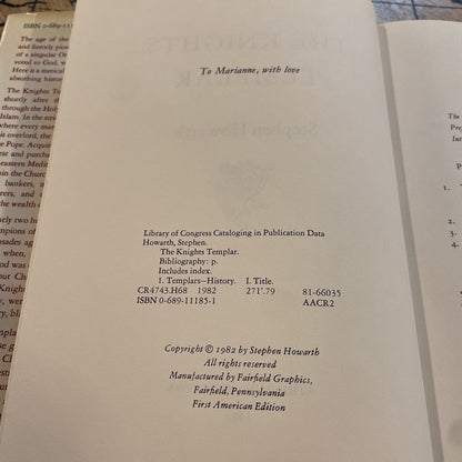 The Knights Templar Book SMALLS