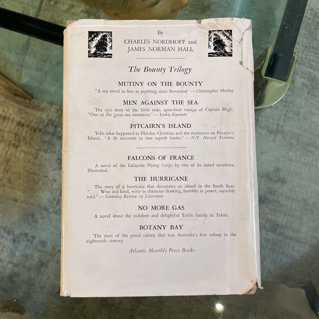The Bounty Trilogy by Nordhoff & Hall SMALLS