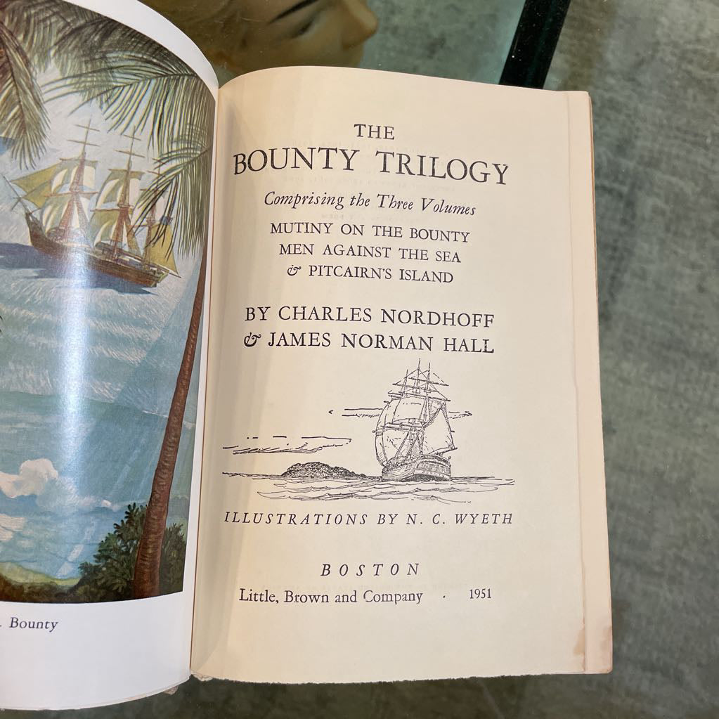 The Bounty Trilogy by Nordhoff & Hall SMALLS