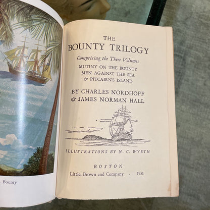 The Bounty Trilogy by Nordhoff & Hall SMALLS