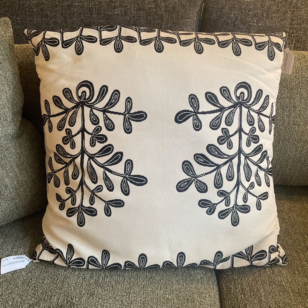 BB Italia Botanical Black & White Square Accent Pillow U PILLOWS