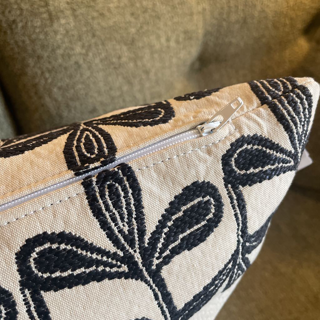 BB Italia Botanical Black & White Square Accent Pillow U PILLOWS