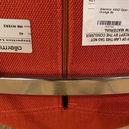Allermuir A642 Open Lounge Chair Orange