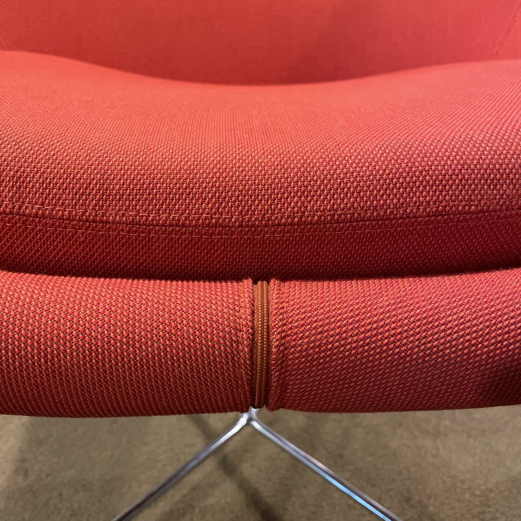 Allermuir A642 Open Lounge Chair Orange