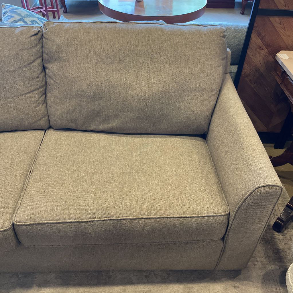 Taupe 2 Seater Queen Sleeper Sofa