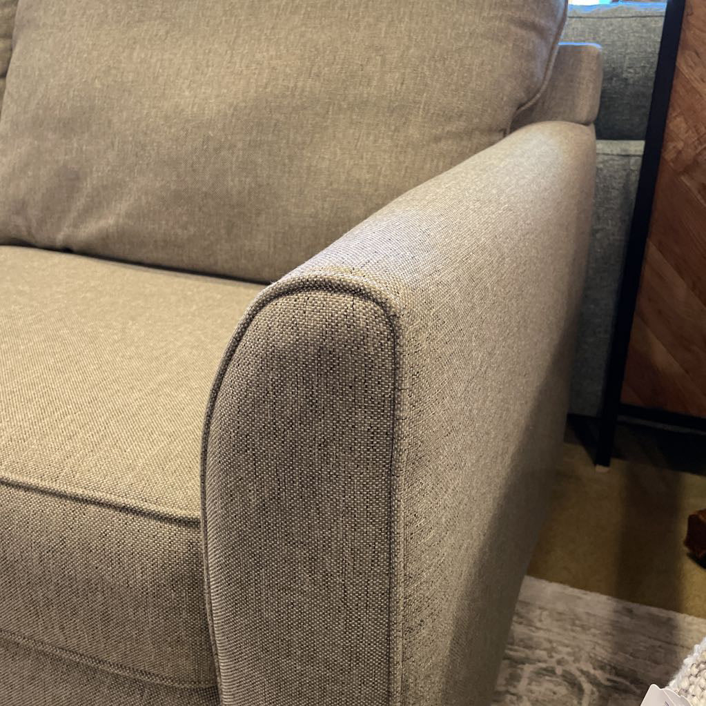 Taupe 2 Seater Queen Sleeper Sofa