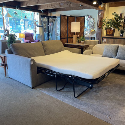 Taupe 2 Seater Queen Sleeper Sofa