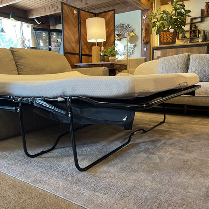 Taupe 2 Seater Queen Sleeper Sofa