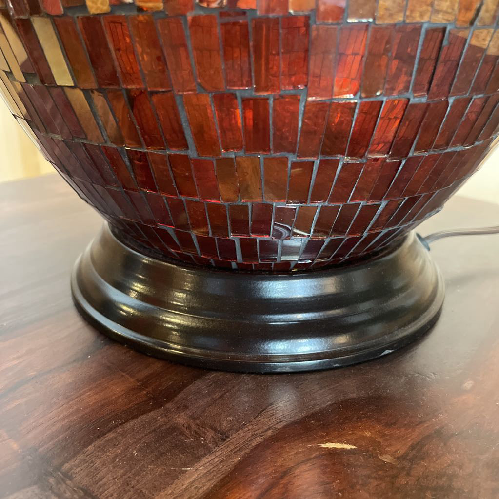 Mirrored Mosaic Table Lamp