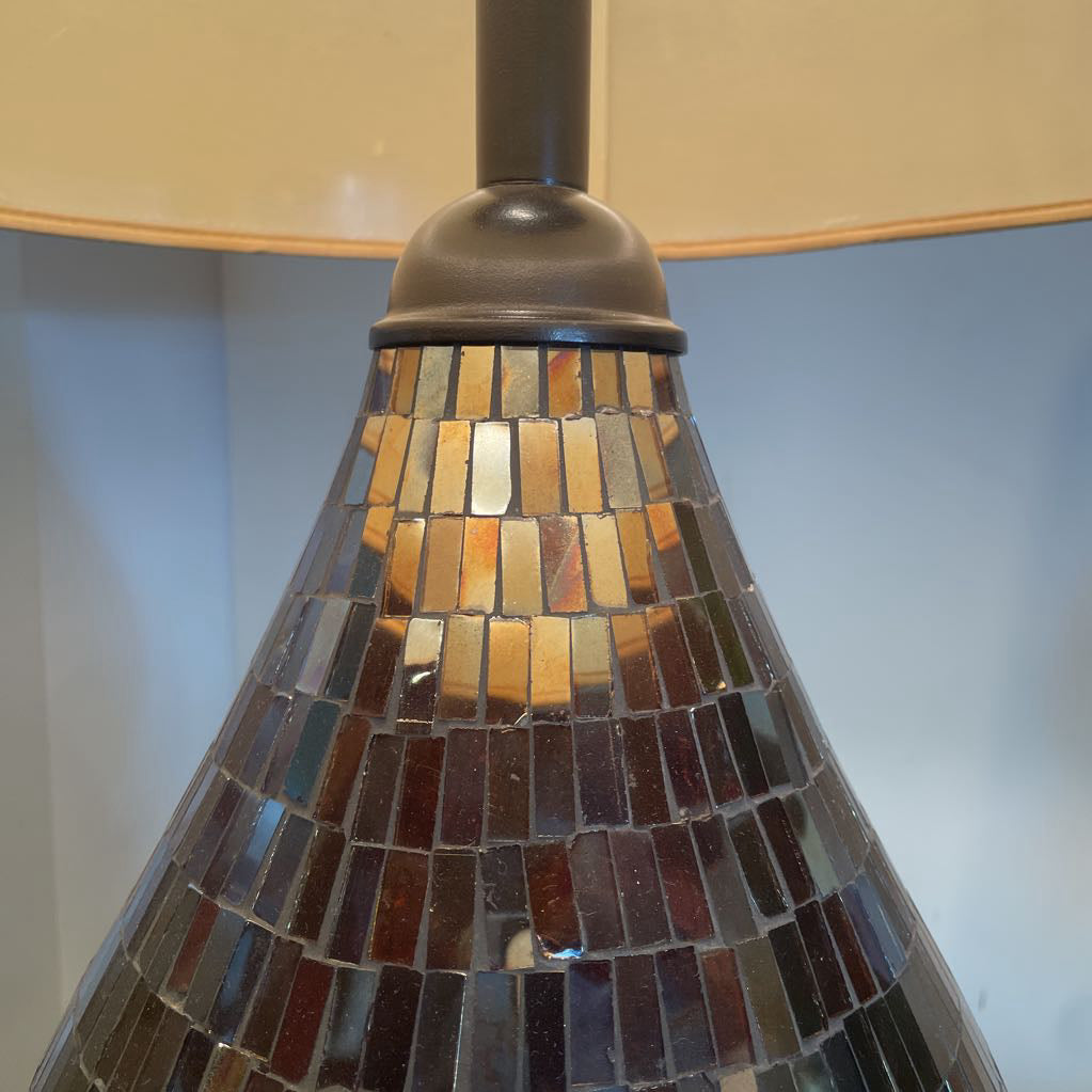 Mirrored Mosaic Table Lamp